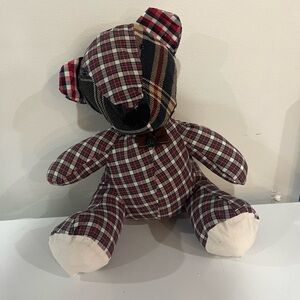 Plaid Patchwork Teddy Bear
